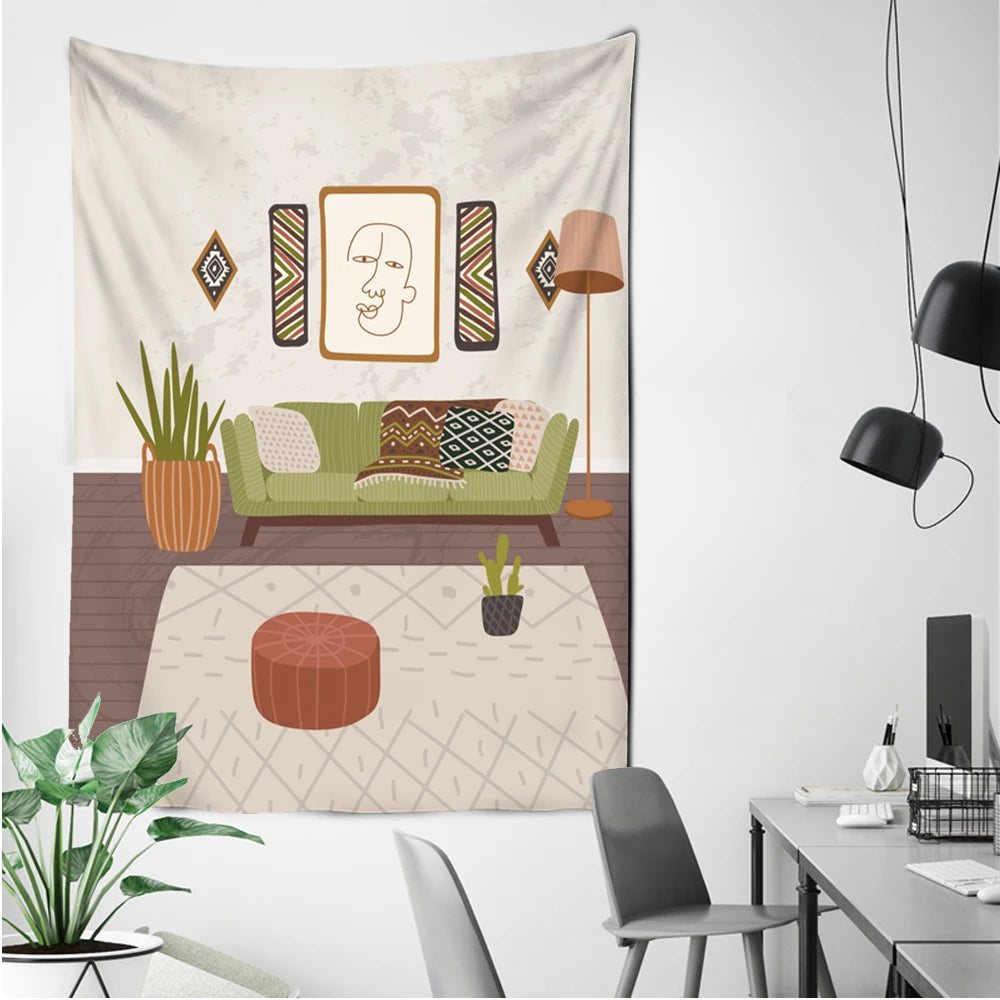 Tenture Murale Bohème