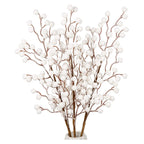 Fleur Artificielle Tige de Baies Blanches