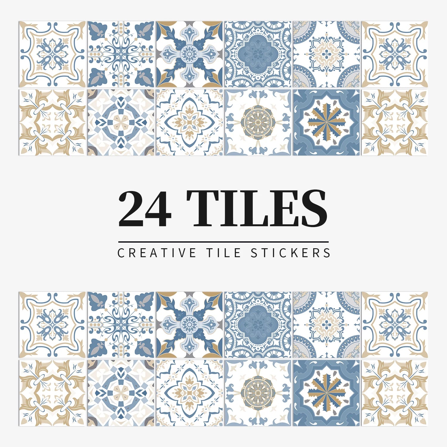 Autocollant Mural Effet carrelage