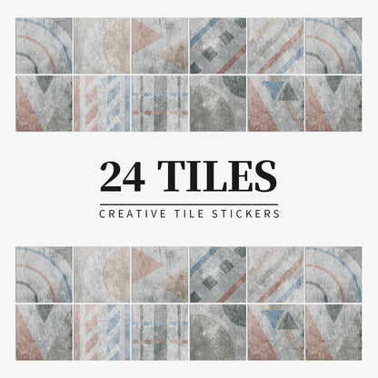 Autocollant Mural Effet carrelage