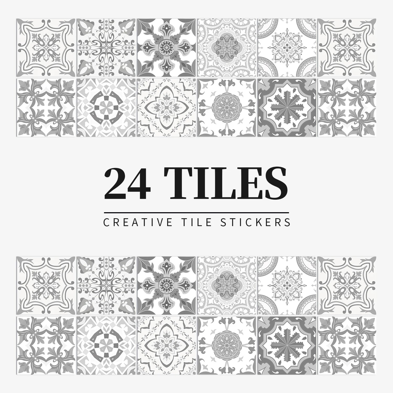 Autocollant Mural Effet carrelage