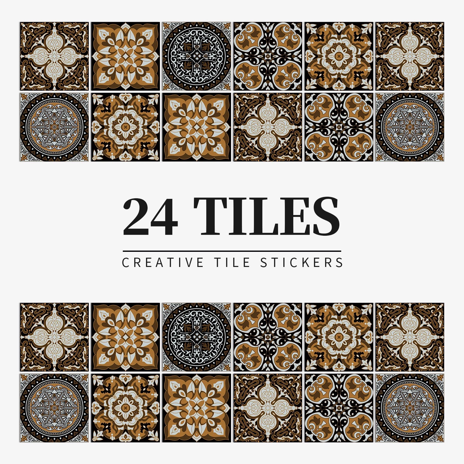 Autocollant Mural Effet carrelage