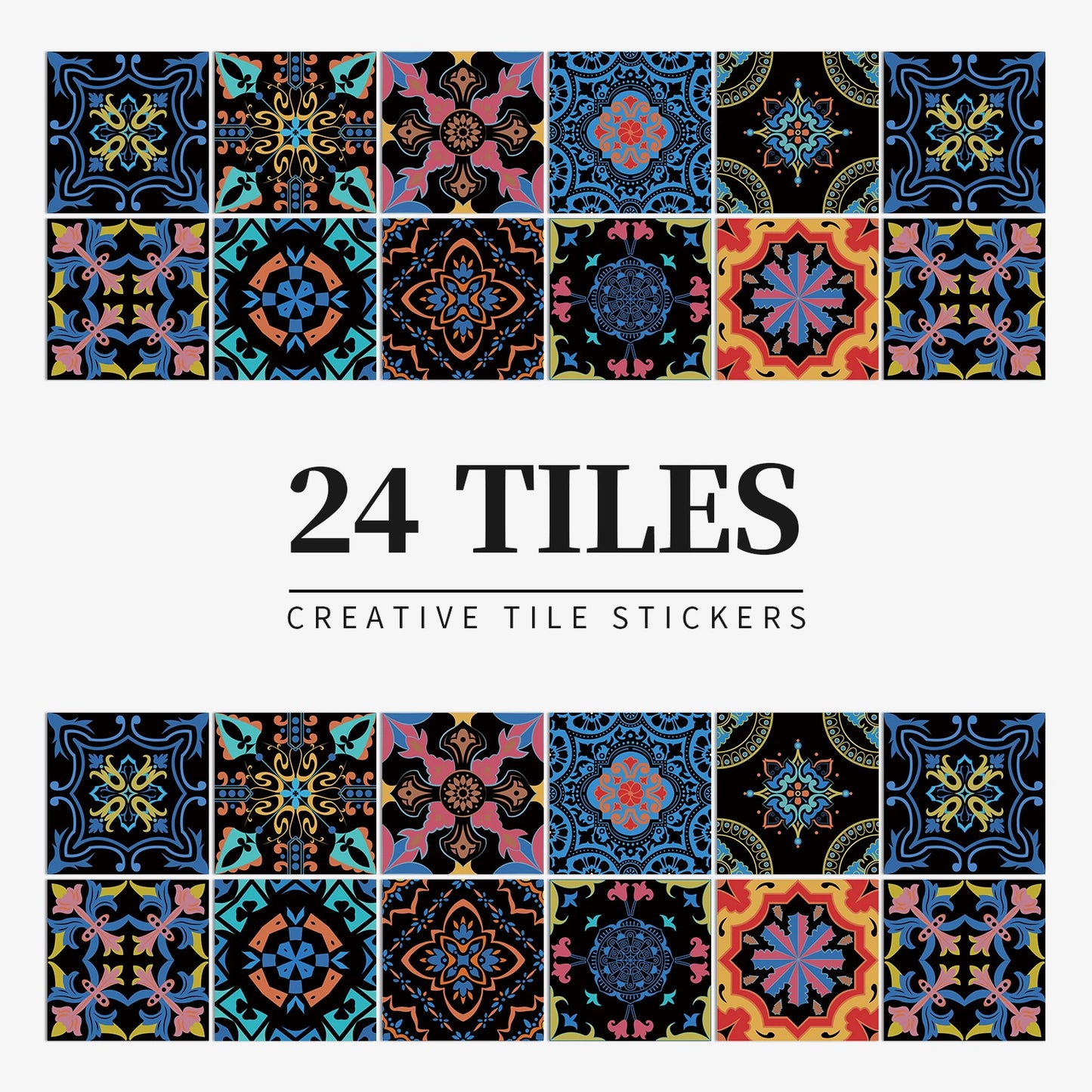 Autocollant Mural Effet carrelage