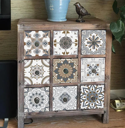 Autocollant Mural Effet carrelage