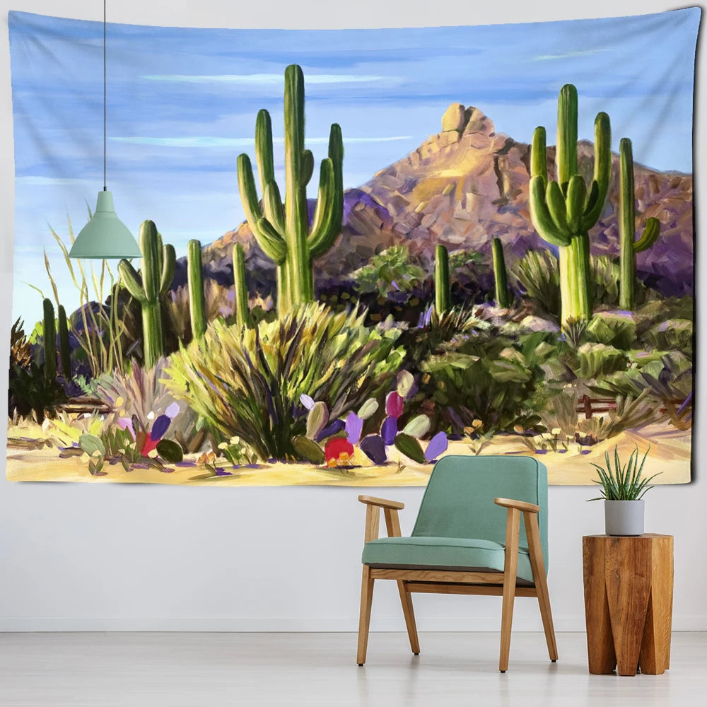 Tenture Murale Cactus