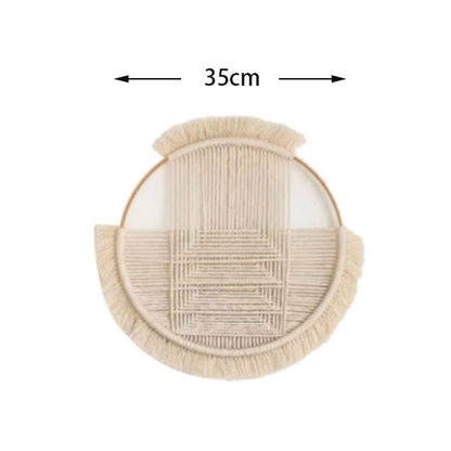 Panier Mural  Rond en Macramé