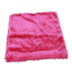 Housse de Coussin en Peluche et Fourrure de velours