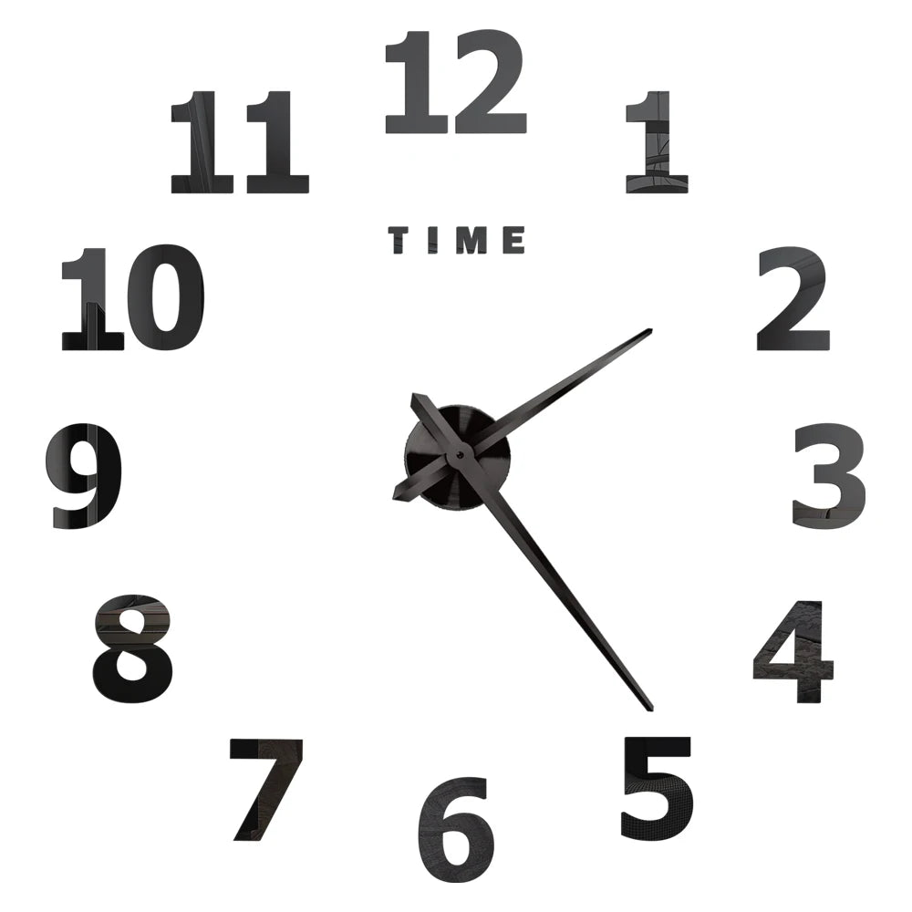 Grande Horloge Murale 3D