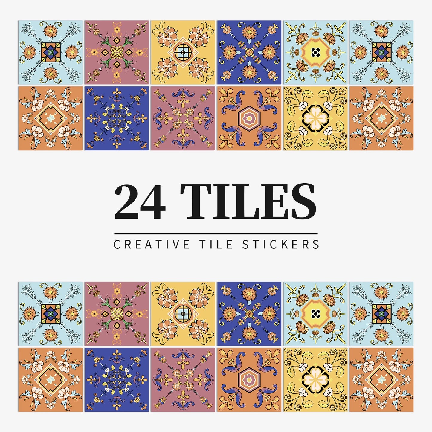 Autocollant Mural Effet carrelage