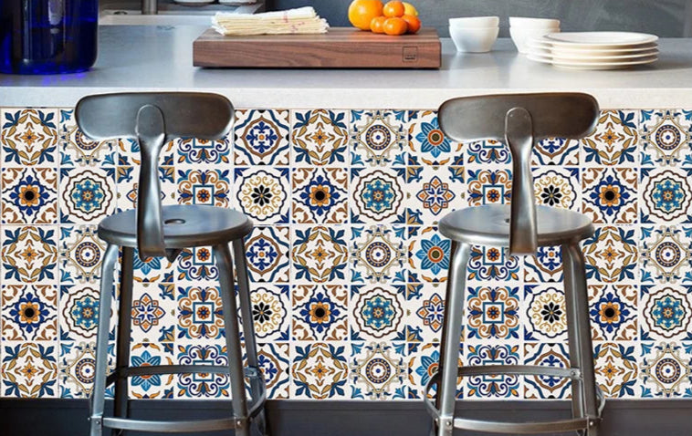 Autocollant Mural Effet carrelage