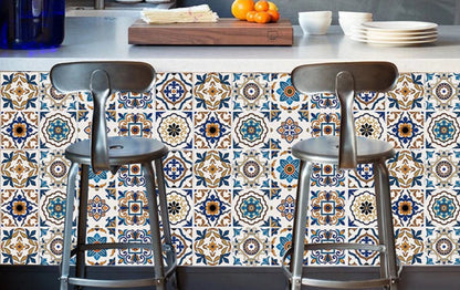 Autocollant Mural Effet carrelage