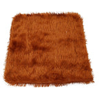 Housse de Coussin en Peluche et Fourrure de velours