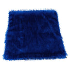 Housse de Coussin en Peluche et Fourrure de velours