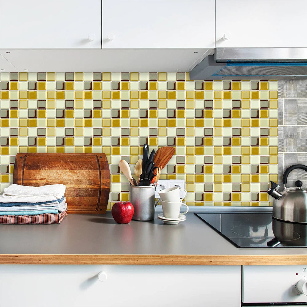 Revêtement Autocollant Mural Décoratif Mosaïque