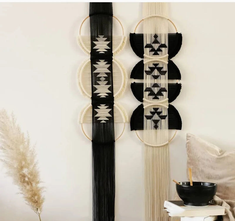 Macramé Tapisserie Murale Mandala