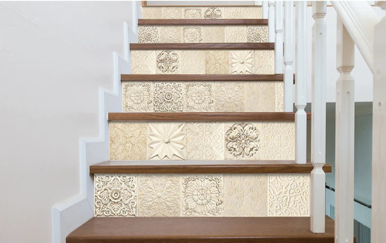 Autocollant Mural Effet carrelage