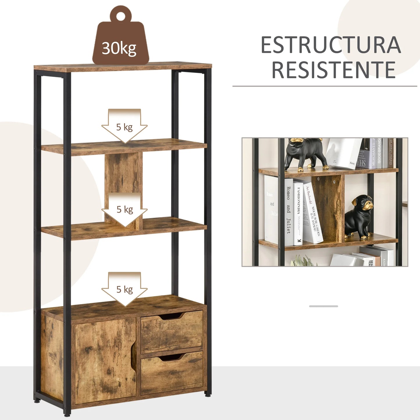 Etagère avec Armoire