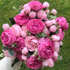Fleur Artificielle  Rose et Pivoine