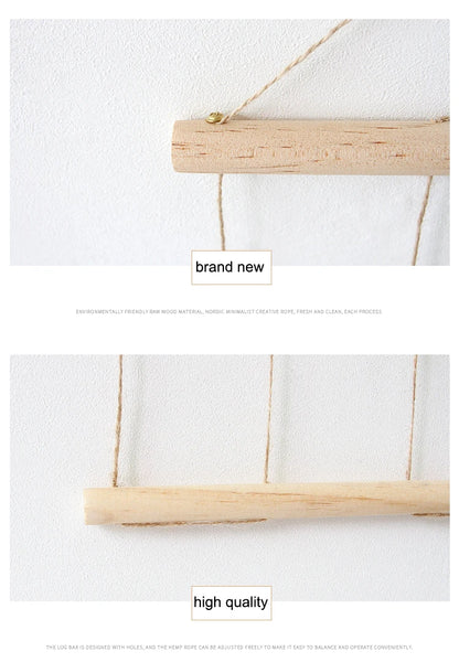 Macramé Murale Porte photos