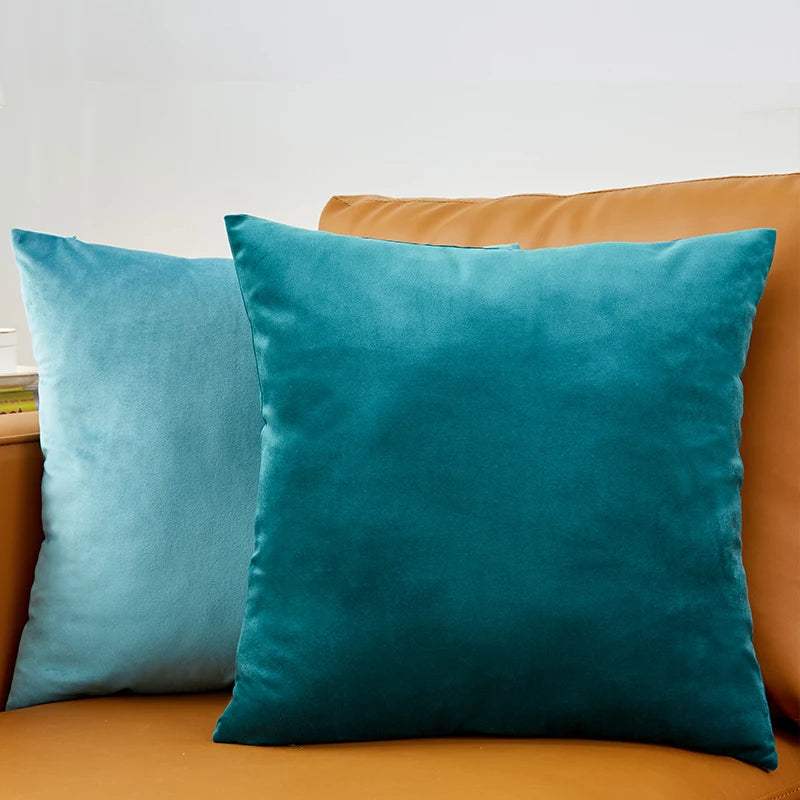 Housse de coussin en velours 40×40 cm