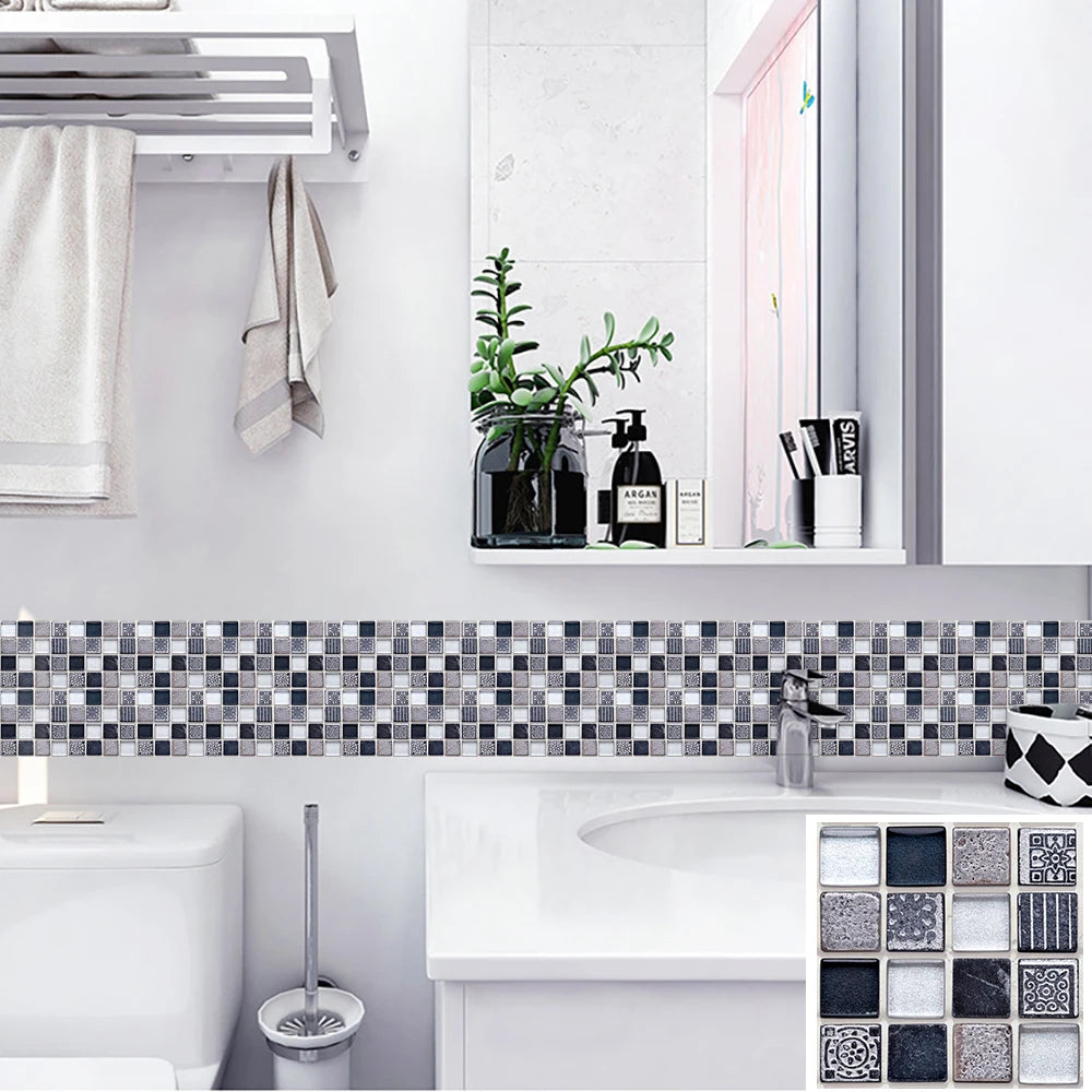 Revêtement Autocollant Mural Décoratif Mosaïque