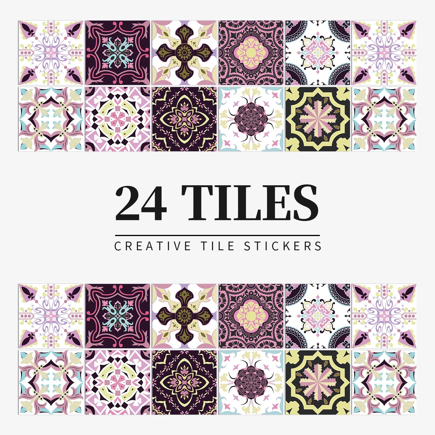 Autocollant Mural Effet carrelage