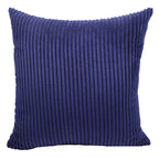 Housse de Coussin en velours côtelé rayé