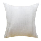 Housse de Coussin en velours côtelé rayé