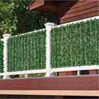 Haie de lierre artificielle décoration murale ou brise-vue intérieur extérieur verdure sans entretien