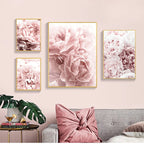 Tableau Moderne Art Fleur Rose