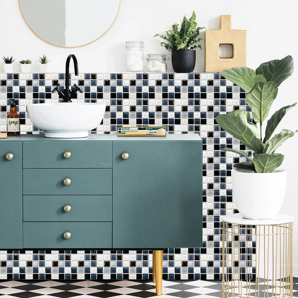 Revêtement Autocollant Mural Décoratif Mosaïque