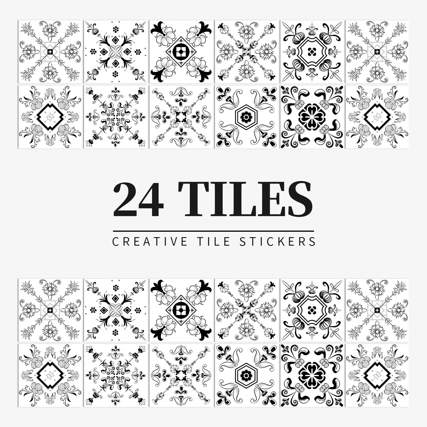 Autocollant Mural Effet carrelage