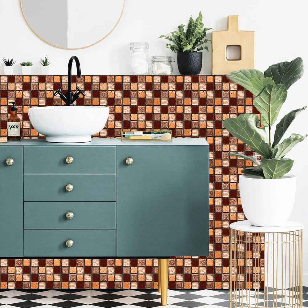 Revêtement Autocollant Mural Décoratif Mosaïque