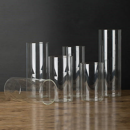 Bougeoir en Verre Cylindrique