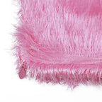 Housse de Coussin en Peluche et Fourrure de velours