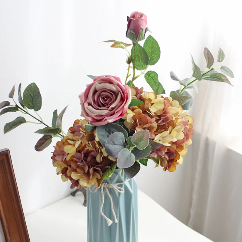 Fleur Artificielle Hortensia en Soie