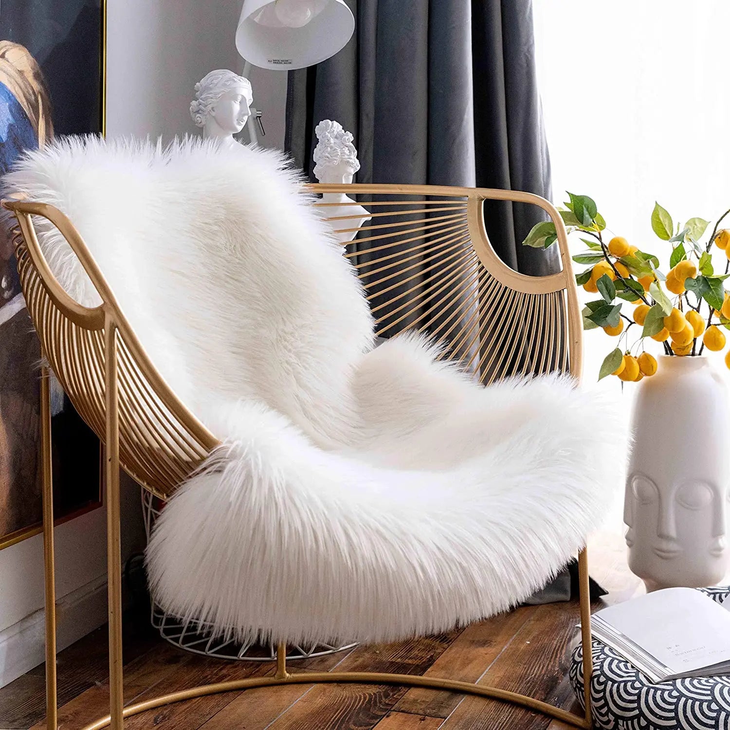 Tapis en Fausse Fourrure