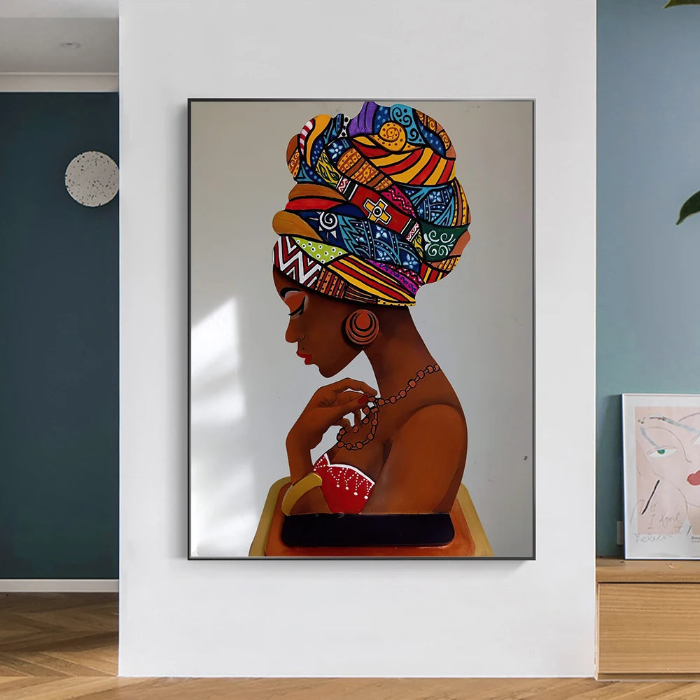 Tableau Moderne Art Africain