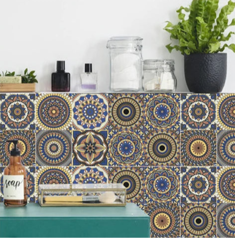 Autocollant Mural Effet carrelage