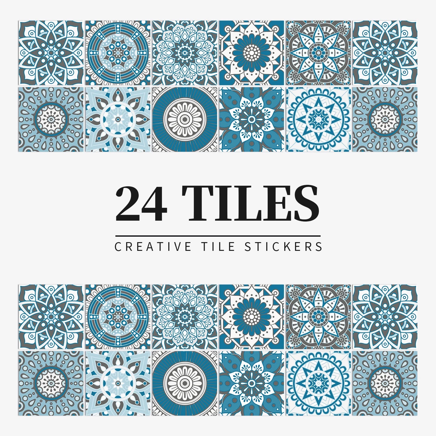 Autocollant Mural Effet carrelage