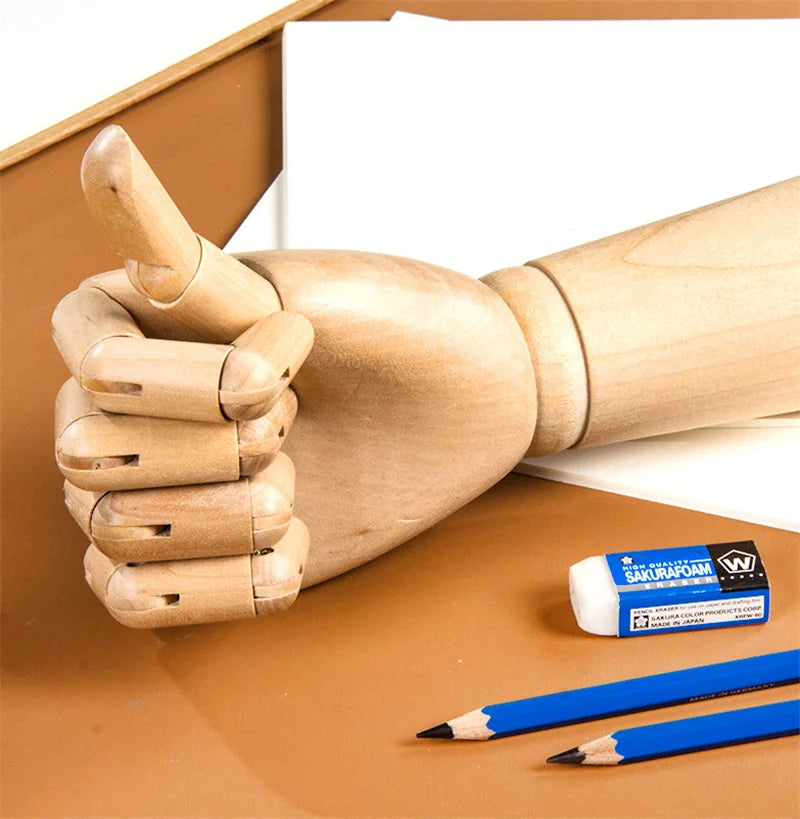 Figurine en Bois Articulé