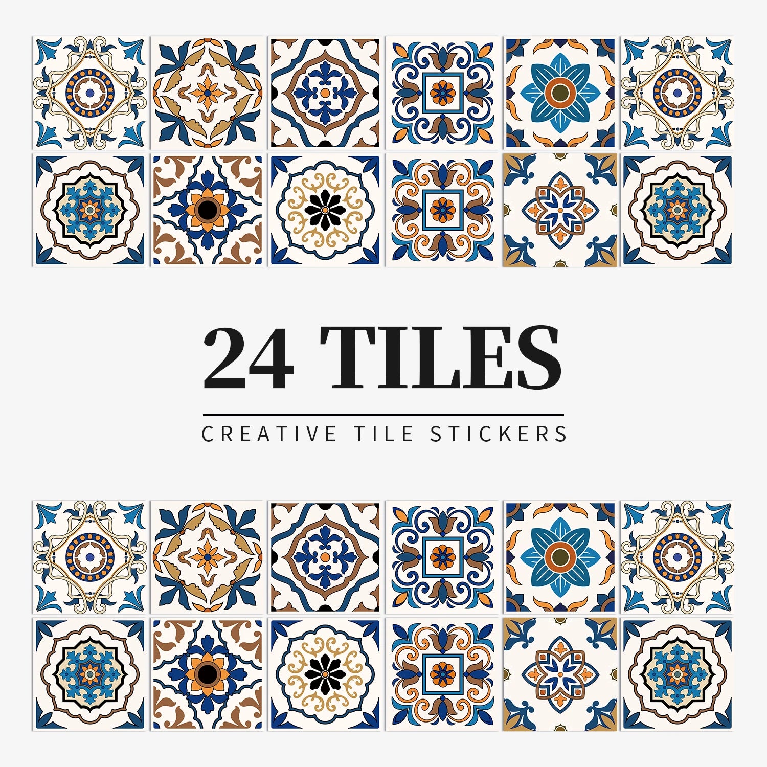 Autocollant Mural Effet carrelage