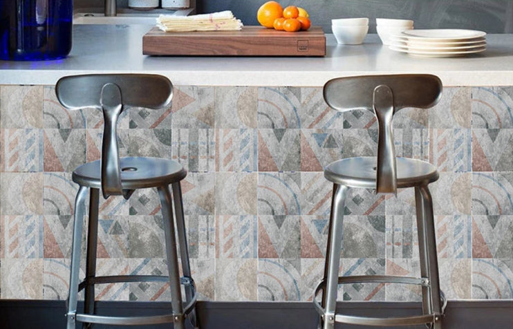 Autocollant Mural Effet carrelage