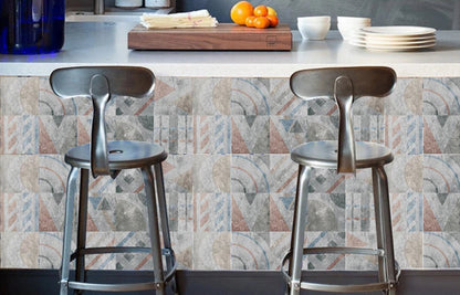 Autocollant Mural Effet carrelage