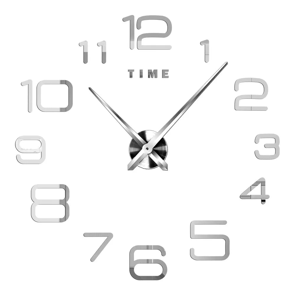 Grande Horloge Murale 3D