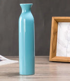 Vase en Céramique Rouge & Bleu