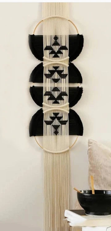 Macramé Tapisserie Murale Mandala