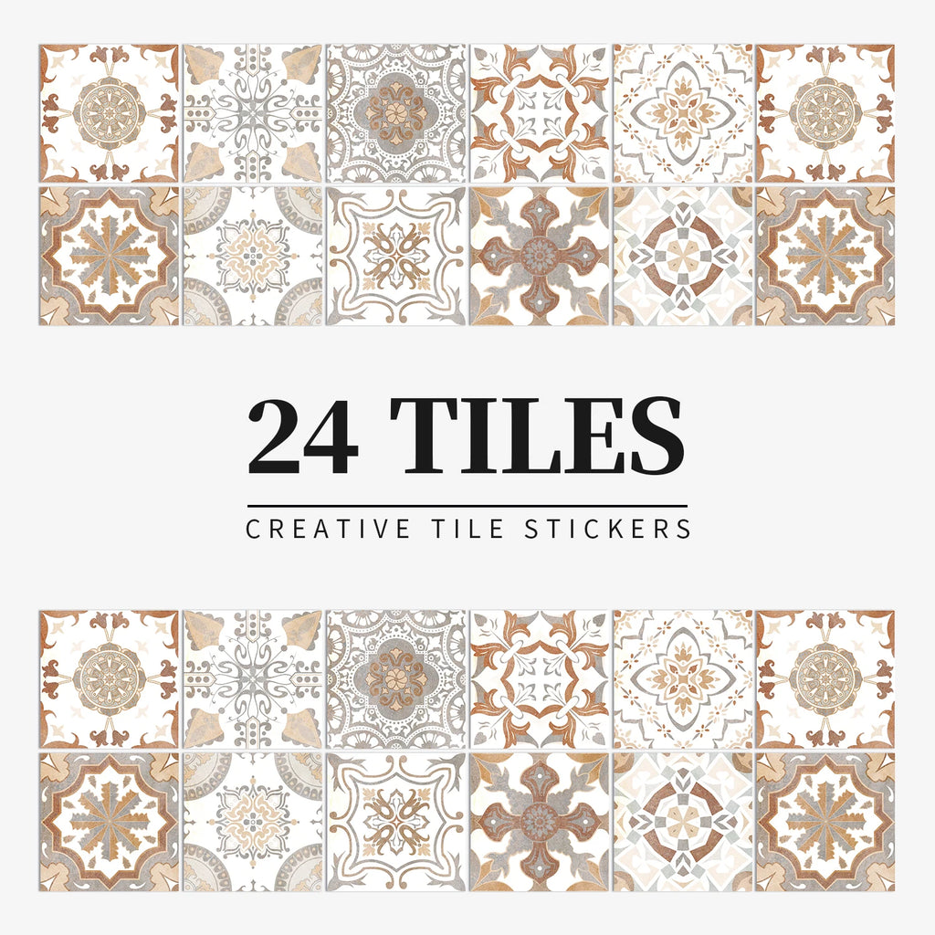 Autocollant Mural Effet carrelage