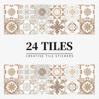 Autocollant Mural Effet carrelage