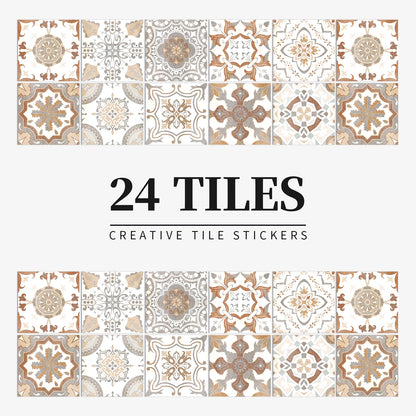 Autocollant Mural Effet carrelage